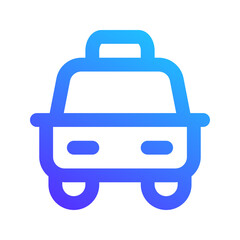 Sticker - taxi gradient icon