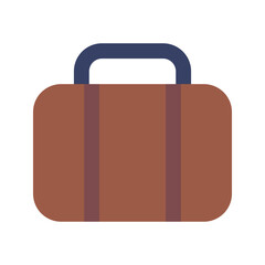 Poster - suitcase flat icon