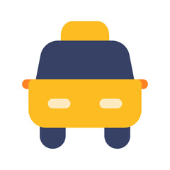 Canvas Print - taxi flat icon