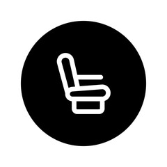 Sticker - seat line circular icon