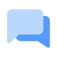 Canvas Print - live chat duotone icon