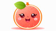 gooseberry character cute funny gooseberry in cartoon on white background