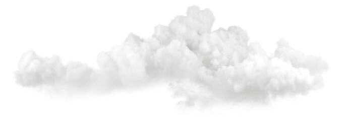 Aufkleber - Cut out soft cloudscape atmosphere transparent backgrounds 3d rendering png