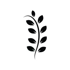 Poster - leaf logo icon