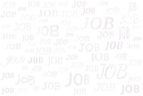 Fototapeta Na sufit - Digital png illustration of job texts on transparent background