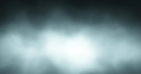 Wall Mural - blurred dark blue cloud of smoke loop motion background.