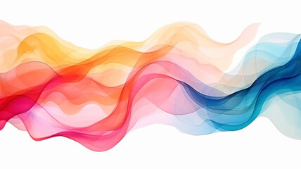 Canvas Print - Abstract colorful watercolor background