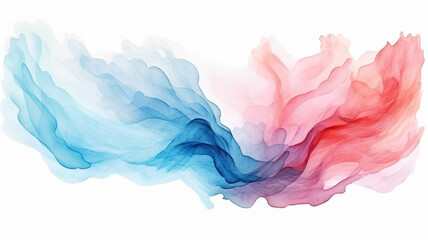 Canvas Print - Modern abstract colorful watercolor background