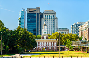 Wall Mural - Independence Hall in Philadelphia, Pennsylvania