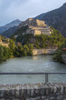 Castles of Valle d'Aosta- Bard fortress, north Italy