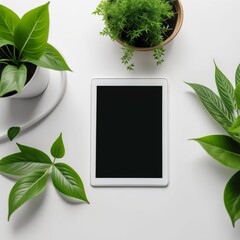 Touchscreen Tablet Mockup: Showcase Your Interactive Design