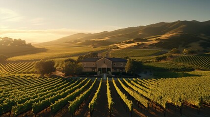 Wall Mural - a house in a field