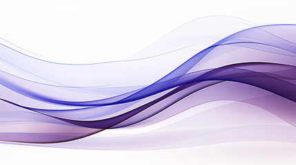 Purple color abstract motion wave illustration on white background. 