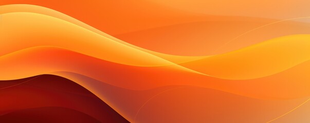 Wall Mural - Orange black abstract colorful orange curve background