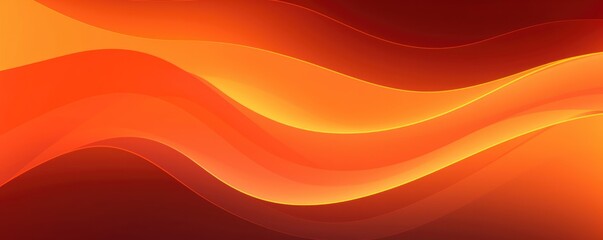 Wall Mural - Orange black abstract colorful orange curve background