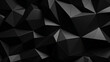 © seogi - black geometrics with abstract shape 3d background in the style of rough clusters, bulbous, faceted shapes, dotted - Generative AI