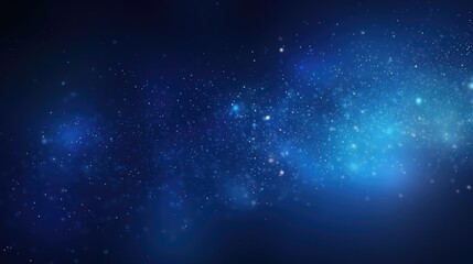 dark blue technology and glow particle abstract background high resolution.