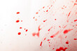 © lucky pics - red currant juice on white background looks like a blood splashes