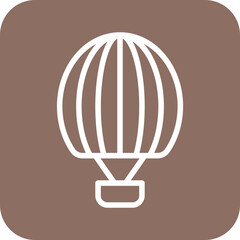 Wall Mural - Hot Air Balloon Icon