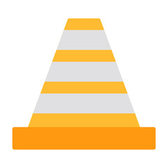 Wall Mural - Traffic Cone Icon