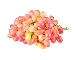 Poster - bunch of seedless grapes on transparent png