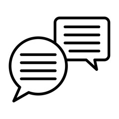 Poster - Chat Balloon Icon