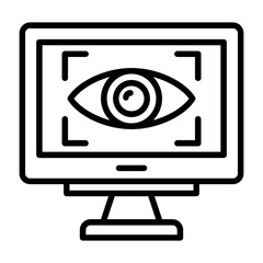 Wall Mural - Eye Tracking Icon