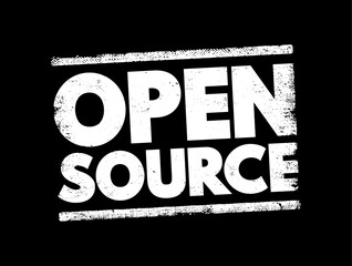 Wall Mural - open source is source code that is made freely available for possible modification and redistributio