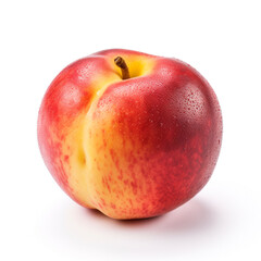 Wall Mural - Nectarine isolated on white background