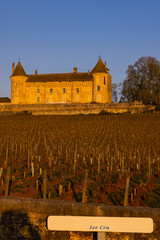 Sticker - Chateau de Rully castle, Saone-et-Loire departement, Burgundy, France