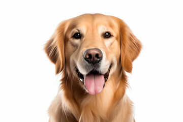 Canvas Print - a dog with its tongue out and its tongue hanging out