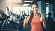 © tonstock - Close up image of attractive fit woman in gym