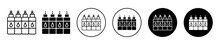 Ink Cartridge Icon Illustration Set