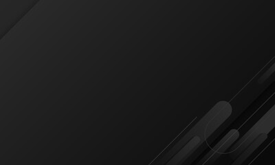 Wall Mural - abstract black shapes background design
