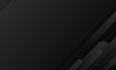Wall Mural - abstract black shapes background design