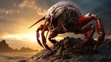 Angry Scorpion Monster Background Wallpaper Ai Generated Image
