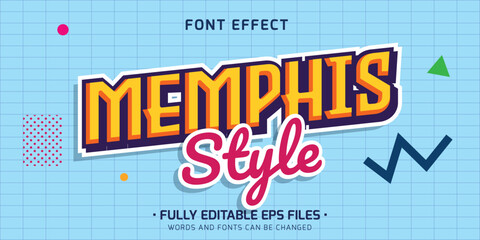 Wall Mural - sticker text effect, editable font style
