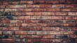 Brick wall pattern texture red and brown