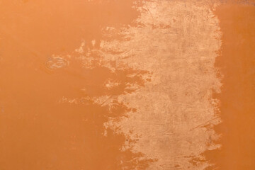 Wall Mural - Peeling paint stain worn wood floor surface weathered background texture osb wooden