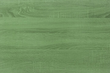 Wall Mural - Wooden boards texture in green paint background plank pattern wood