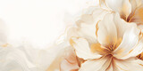 Fototapeta Tulipany - Abstract Ivory Florals background. VIP Invitation and celebration card.
