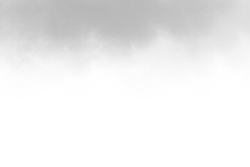 Wall Mural - Texture of smoke on transparent background. Isolated fog. texture of fog on white background