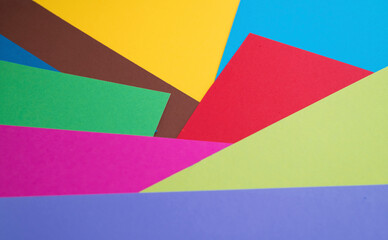 Different vivid colors for background . Multicolor cardboard background  