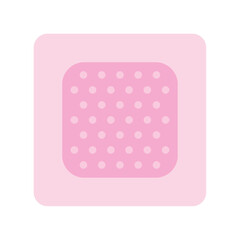 contraceptive patch isolated