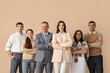 © Pixel-Shot - Business people on beige background