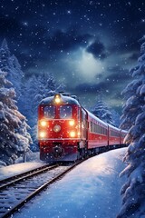 polar express train. christmas decoration