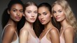 women with different skin color ai generated