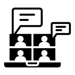 Poster - Virtual Meetings Icon