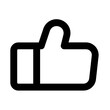 © kreevstock - thumb up line icon
