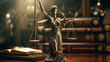 Lady Justice: Close-Up Law Theme with Judge's Mallet and Law Enforcement, Ultra-HD, Super-Resolution